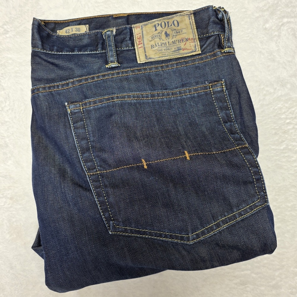 Polo Ralph Lauren 867 classic jeans 42x30 dark wash jeans